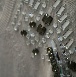 Jeweled Long Sleeve Sweater